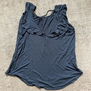 LOFT Navy Blue Tank Top